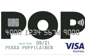 POP Visa Business Debit yrityskortti