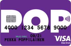 POP Visa Electron maksukortti