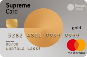 Supreme Card Luottokortti