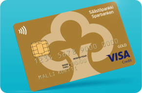 Säästöpankki Visa Gold Credit/Debit Luottokortti